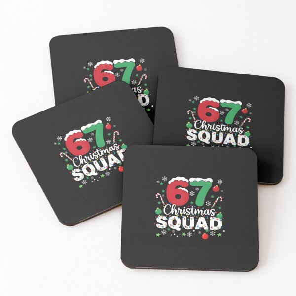 Item preview, Funny 67 Six Seven Meme Brainrot 67 Christmas Squad designed and sold by grumpzara.