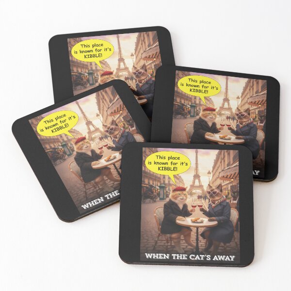 Item preview, When the Cat's Away designed and sold by FrancophileFun.