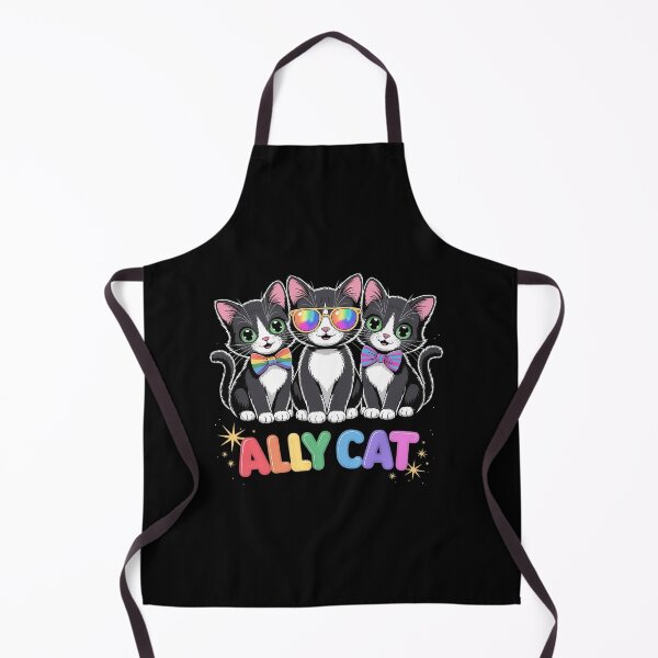 Item preview, Ally Cat Funny Cat Rainbow Gay Pride Flag LGBTQ Pride Month designed and sold by HaileyRobel.