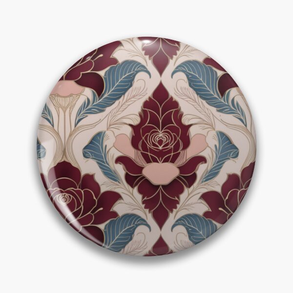 Item preview, Opulent Damask Floral Seamless Pattern designed and sold by adlkh.