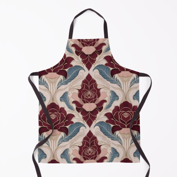 Aperçu de l'œuvre Motif floral damassé opulent sans couture créée et vendue par adlkh.