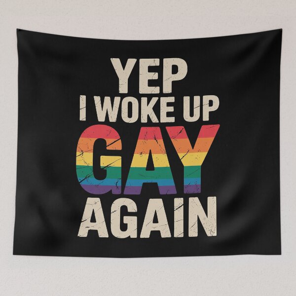 Item preview, Woke Up Gay png,Pride Rainbow Queer Gay CSD Party lgbtq designed and sold by marcusry.