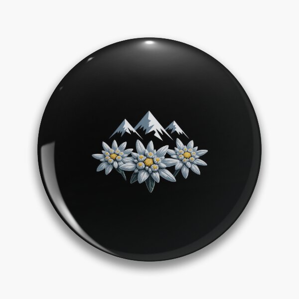 Item preview, Mountains Switzerland Alps Edelweiss basket alpine flower designed and sold by BiellaSar.