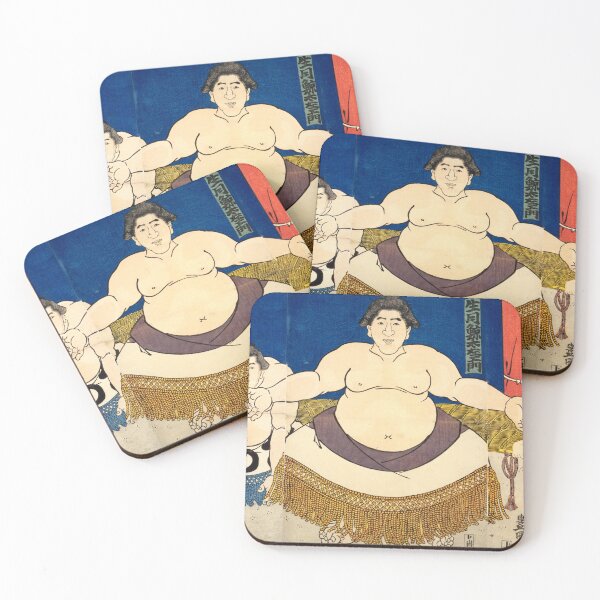 Item preview,  Famous Sumo Wrestlers of Edo Japan– Japanese Ukiyo-e Art designed and sold by Ukiyoe Spirit.