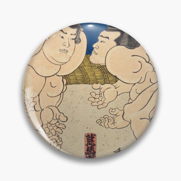 Artikelvorschau, Große Sumo-Turnierszene – Japanische Ukiyo-e-Kunst entworfen und verkauft von Ukiyoe Spirit.