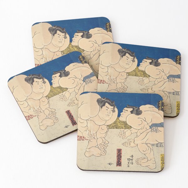 Item preview, Grand Sumo Tournament Scene – Japanese Ukiyo-e Art designed and sold by Ukiyoe Spirit.