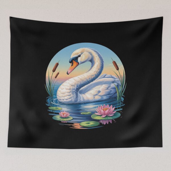 Item preview, Multiple Exposure Art Swan Swans designed and sold by BiellaSar.