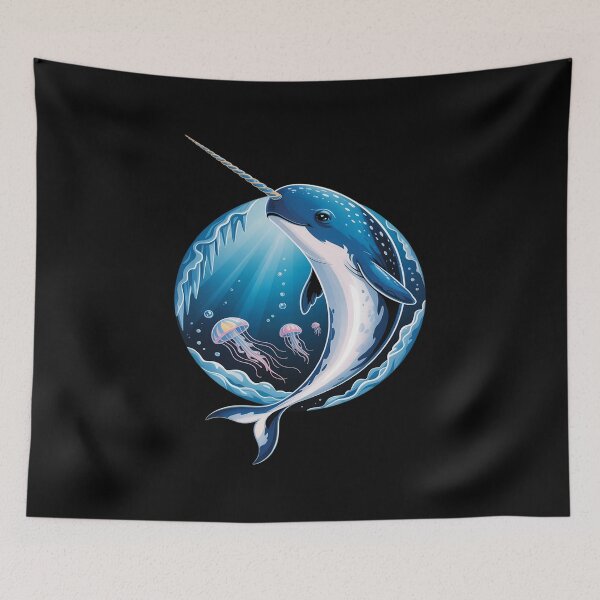 Item preview, Multiple Exposure Narwhal Narwhals designed and sold by BiellaSar.