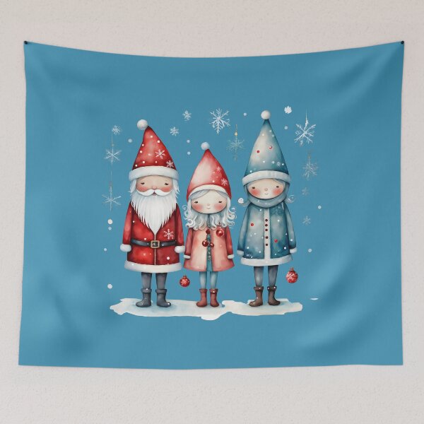 Item preview, Christmas Family Magic- Santa and Little Helpers in Winter Style designed and sold by All About DigiCraft by Fedelina.