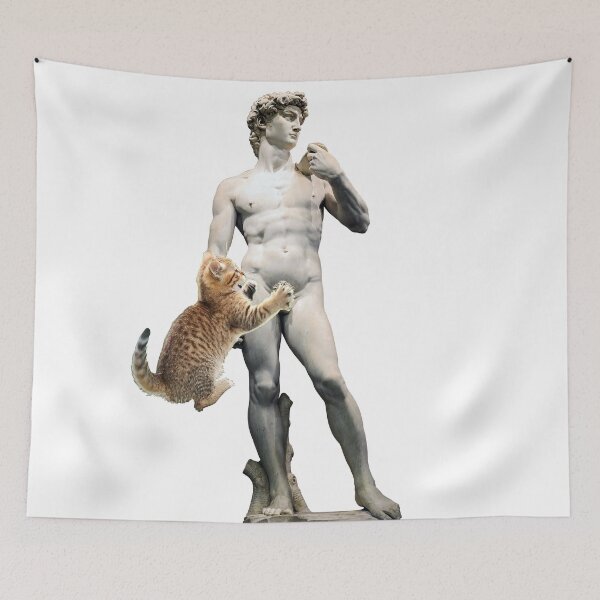 Item preview, David vs catliath designed and sold by DrTigrou.