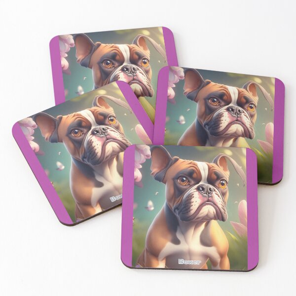 Item preview, Close-Up Portrait of a Boxer Dog in a Nature Setting designed and sold by KJ-Books.