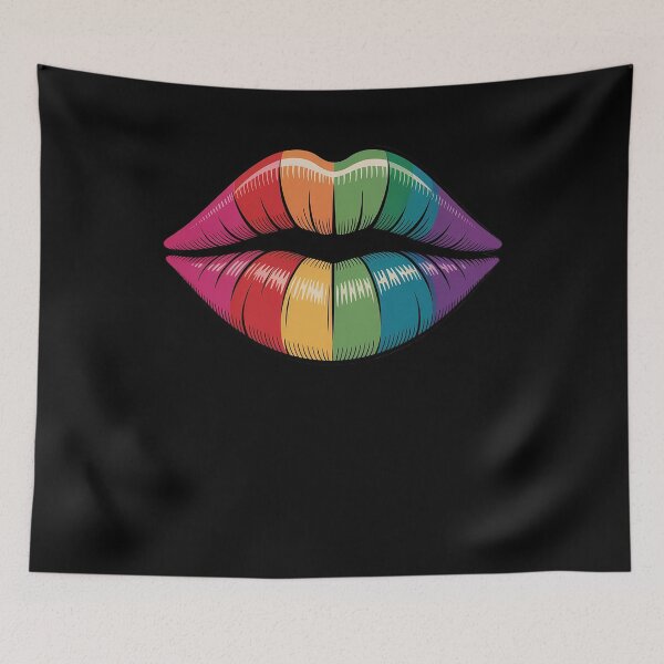 Item preview, Rainbow Lips Png, 2025 Gay Pride Month Png, Gay Pride designed and sold by marcusry.