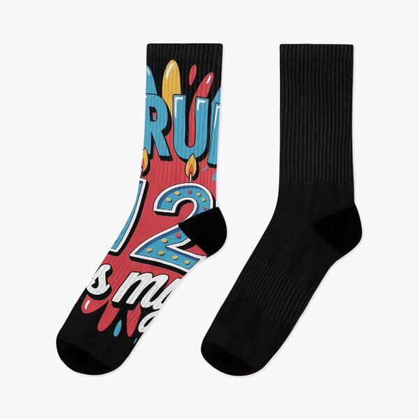 Item preview, Bruh, this is my 12th birthday, 12 year old boy, birthday, kids  designed and sold by BeetleMalon.