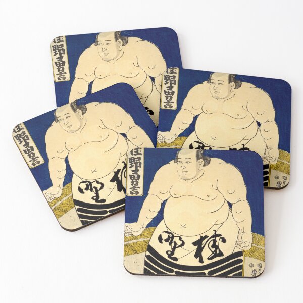 Item preview, Traditional Japanese Sumo Rikishi – Edo Period Ukiyo-e Print designed and sold by Ukiyoe Spirit.