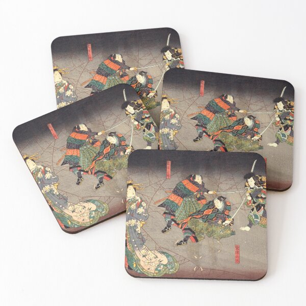 Item preview, Samurai War from The Kabuki Theater "Shiranui Story" – Japanese Ukiyo-e Art Print designed and sold by Ukiyoe Spirit.