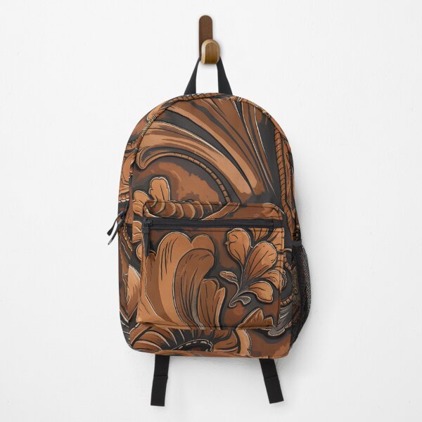 Item preview, Western Embossed Leather Pattern – Rustic Cowboy Tooled Design designed and sold by CoastalEmp.