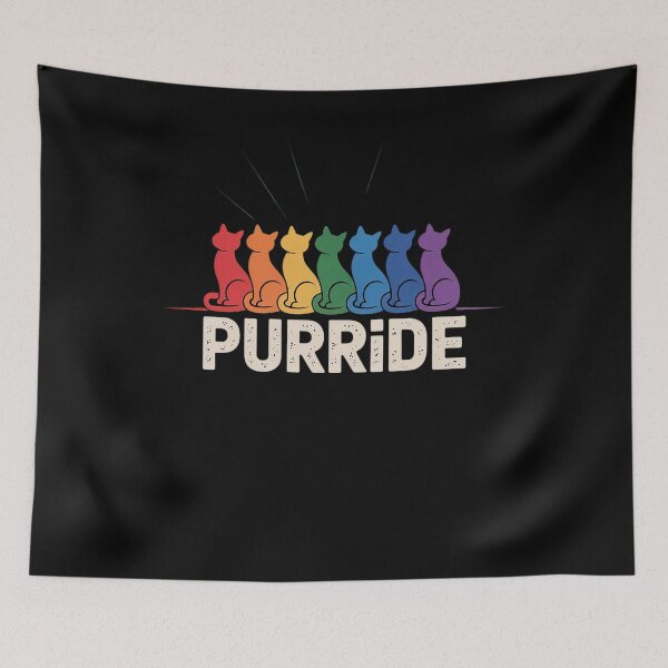 Item preview, Purride Cat Shirt, LGBT Flag Shirt, Gay Pride Shirt, LGBTQ designed and sold by DrewLeuschke.