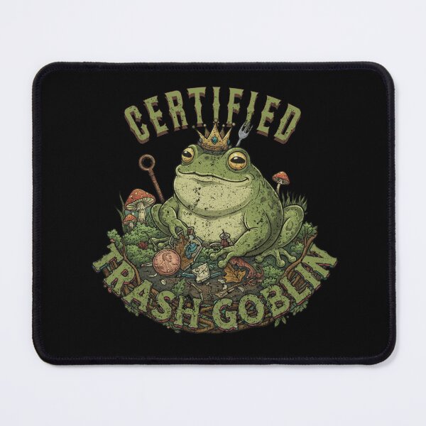Item preview, Vintage Certified Trash Goblin Frog King | Whimsical Goblincore Aesthetic Design designed and sold by Adam 7ea.