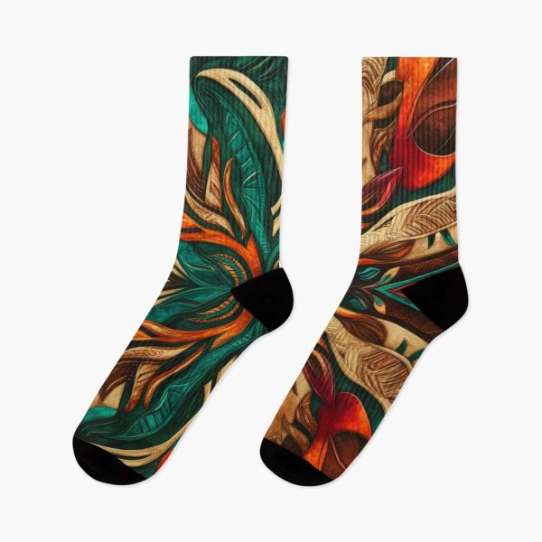 Item preview, Tribal Carved Wood Seamless Pattern designed and sold by adlkh.