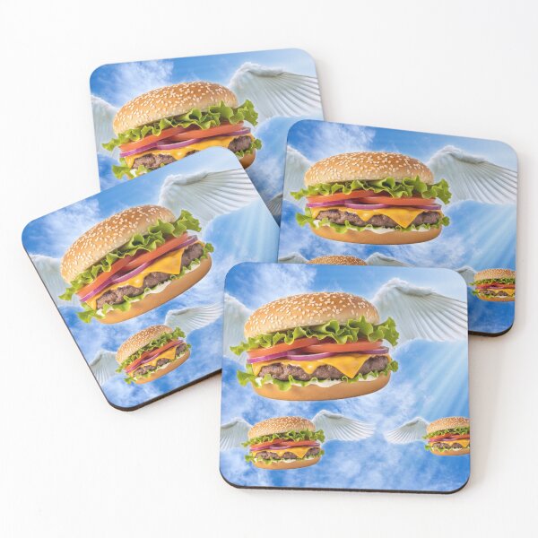 Item preview, Flying Burgers wall art from Bob's Burgers designed and sold by RandomDotPixel.