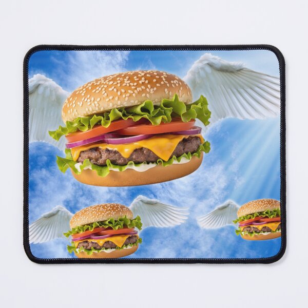 Item preview, Flying Burgers wall art from Bob's Burgers designed and sold by RandomDotPixel.