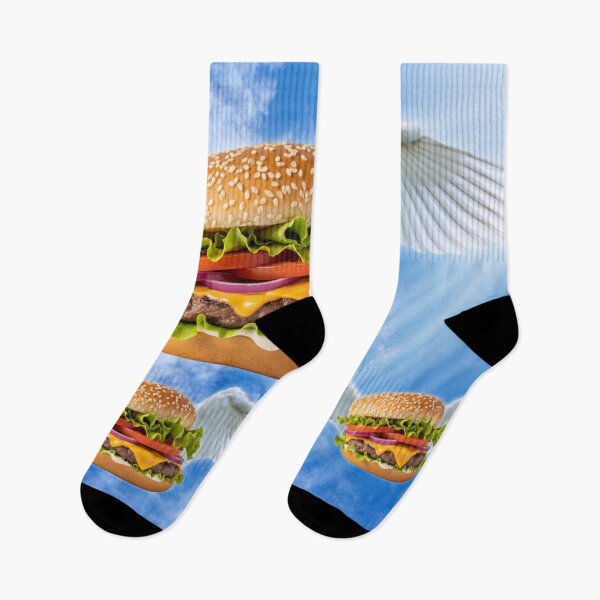 Item preview, Flying Burgers wall art from Bob's Burgers designed and sold by RandomDotPixel.