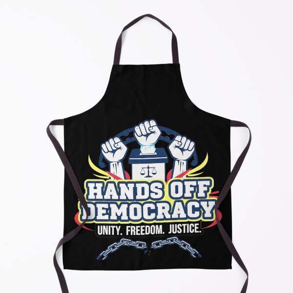 Item preview, Hands Off Democracy – Powerful Political Activism Design designed and sold by Teetreasure2.