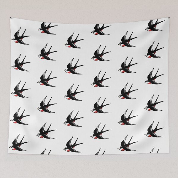 Item preview, traditional swallow bird funny designed and sold by Doooriginals.