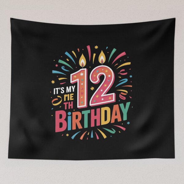 Item preview, It's My 12th Birthday 12 Year Old Birthday Boys Girls Kids  designed and sold by BeetleMalon.