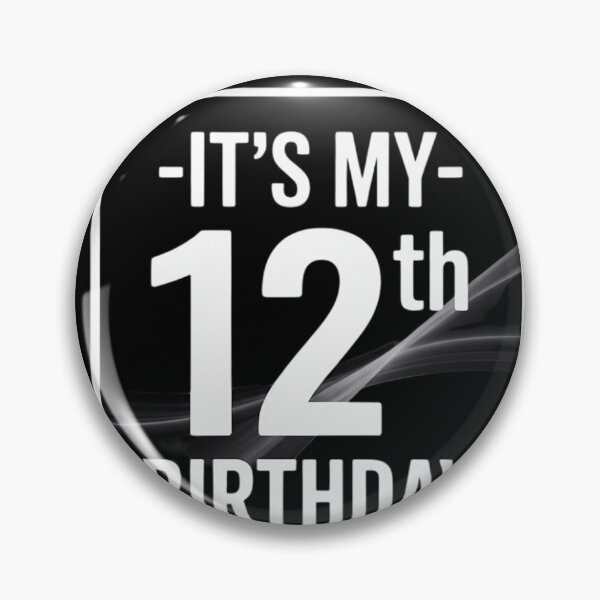 Artikelvorschau, Es ist mein 12. Geburtstag 12 Jahre alt Geburtstagsparty Zeichen Mein entworfen und verkauft von BeetleMalon.