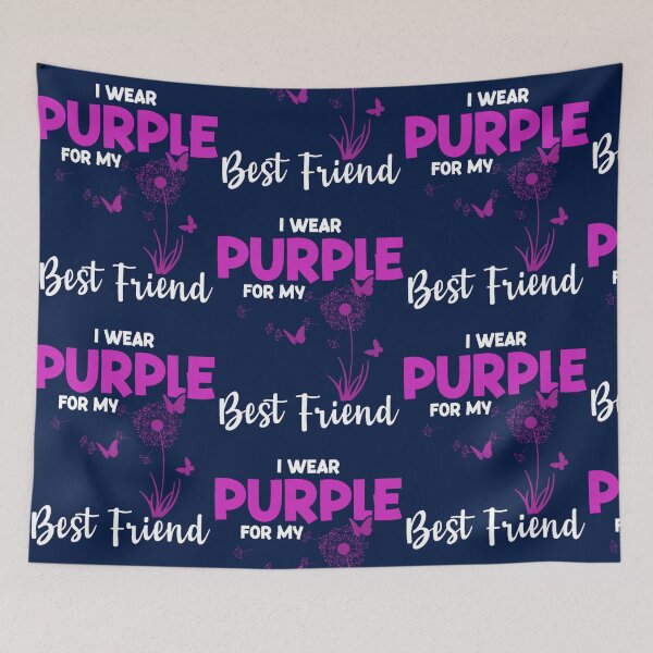 Item preview, I Wear Purple For My Best Friend Epilepsy Support designed and sold by KusumLouisa.