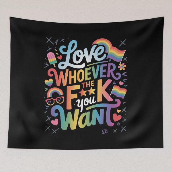 Item preview, Love whoever the f you want png, Funny Gay 12 designed and sold by MinaReinger.