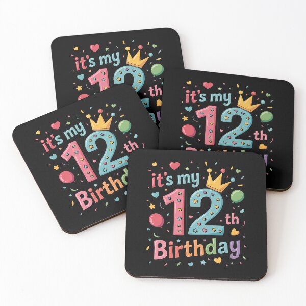 Item preview, It's My 12th Birthday Party Teens Girls 12 Year Old Bday  designed and sold by BeetleMalon.