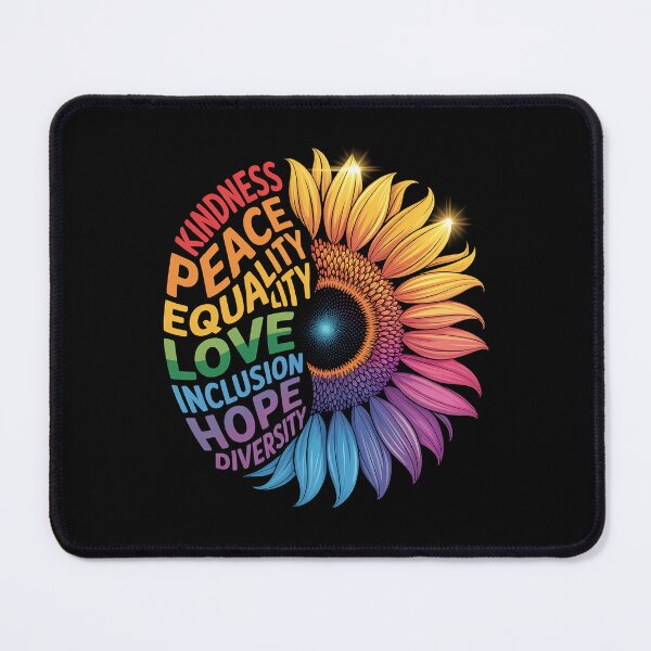 Item preview, Kindness peace equality love hope diversity sunflower designed and sold by MinaReinger.