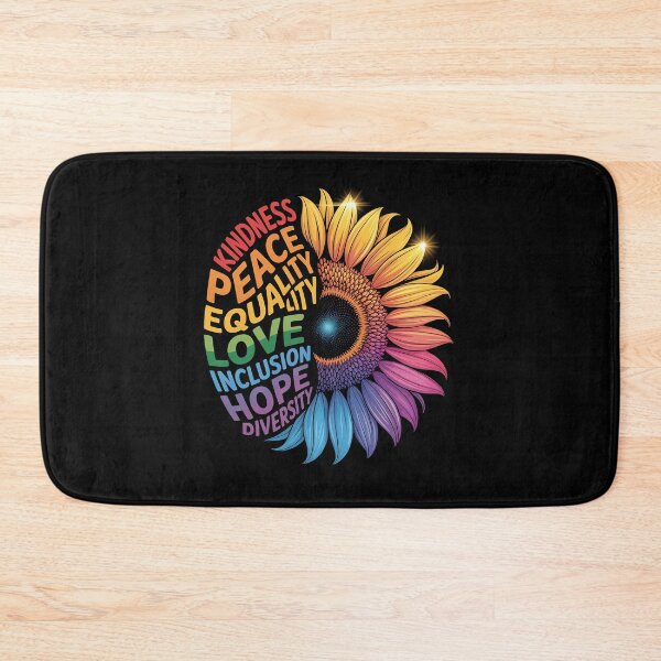Item preview, Kindness peace equality love hope diversity sunflower designed and sold by MinaReinger.