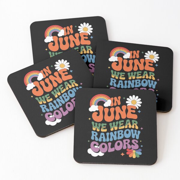 Item preview, In June We Wear Rainbow Colors Svg, Supporting Lgbt designed and sold by marcusry.