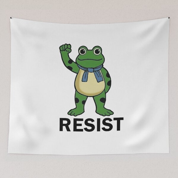Item preview, Portland Frog Protest Resist designed and sold by xiao xuans.