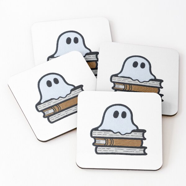 Item preview, Whimsical Ghost on Books Embroidered Patch for Hats | Cute Literary Ghost Design designed and sold by FestivityFinds.