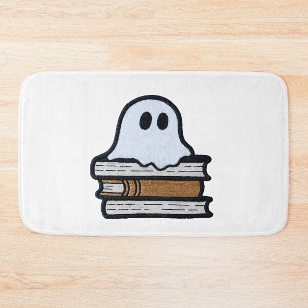 Item preview, Whimsical Ghost on Books Embroidered Patch for Hats | Cute Literary Ghost Design designed and sold by FestivityFinds.