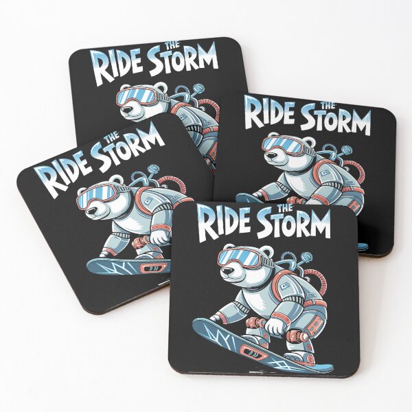 Item preview, Ride the Storm – Polar Bear Snowboard Robot designed and sold by Taans-Creation.