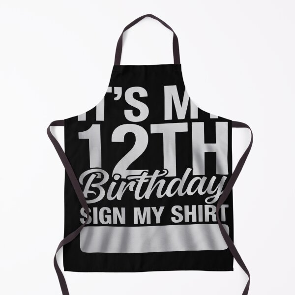 Item preview, It's My 12th Birthday Sign My 12 Year Old B-day Party  designed and sold by BeetleMalon.