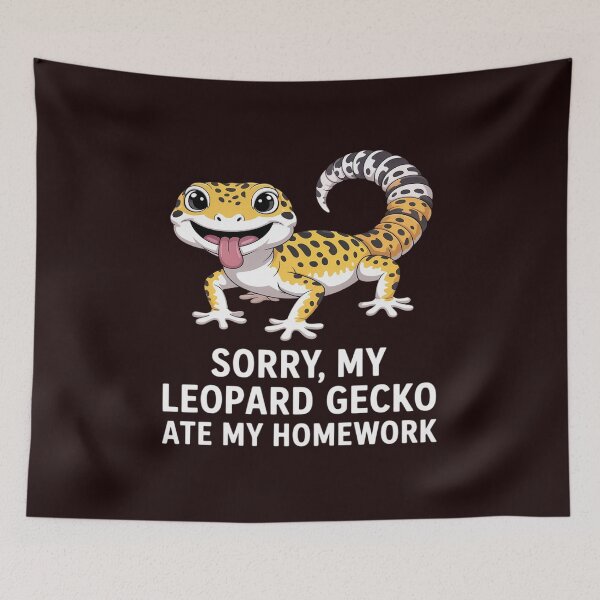Item preview, My Leopard Gecko Ate My Homework! Funny Leopard Gecko Lover designed and sold by August4Laughs25.