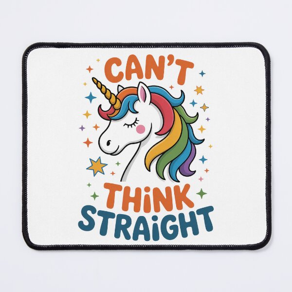 Item preview, I can't think straight Rights Png, Rainbow LGBT Pride Flag designed and sold by AmparoBoyle.