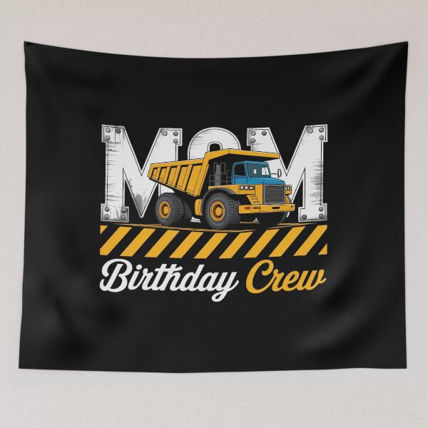 Item preview, B-Day Party Mom Birthday Crew Construction Birthday Party designed and sold by TrinaEspinoza.