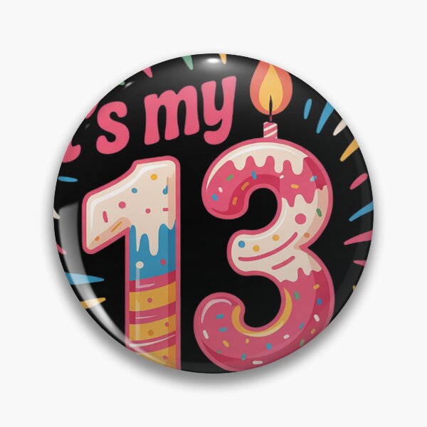Artikelvorschau, Es ist mein 13. Geburtstag, Mädchen, 13 Jahre alt, alles Gute zum Geburtstag, Kinder entworfen und verkauft von BeetleMalon.