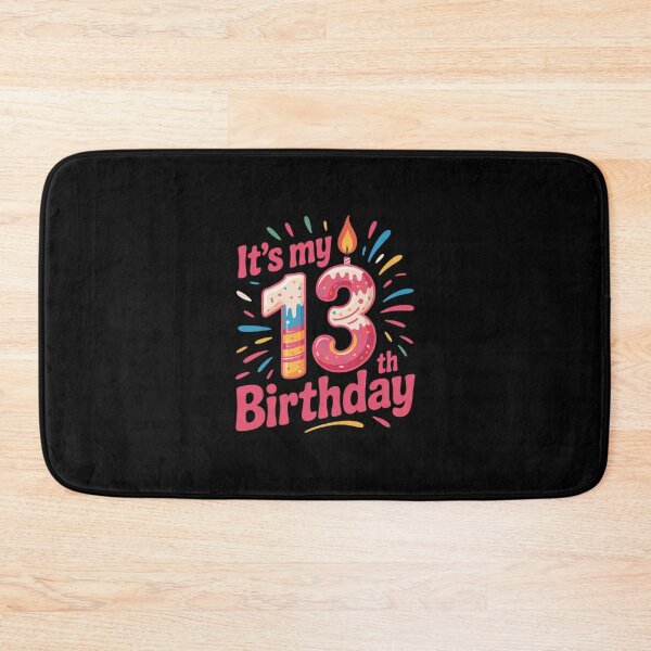 Item preview, It's My 13th Birthday Girls 13 Years Old happy Birthday Kids  designed and sold by BeetleMalon.