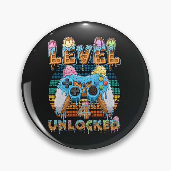 Item preview, Level 4 Unlocked Gamer Birthday Tee designed and sold by LashondaGreen89.