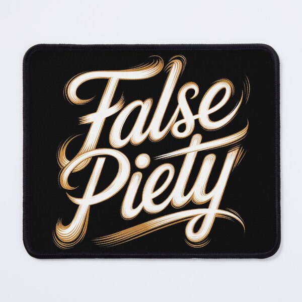 Item preview, False Piety – Bold Script Lettering Aesthetic designed and sold by maseno.