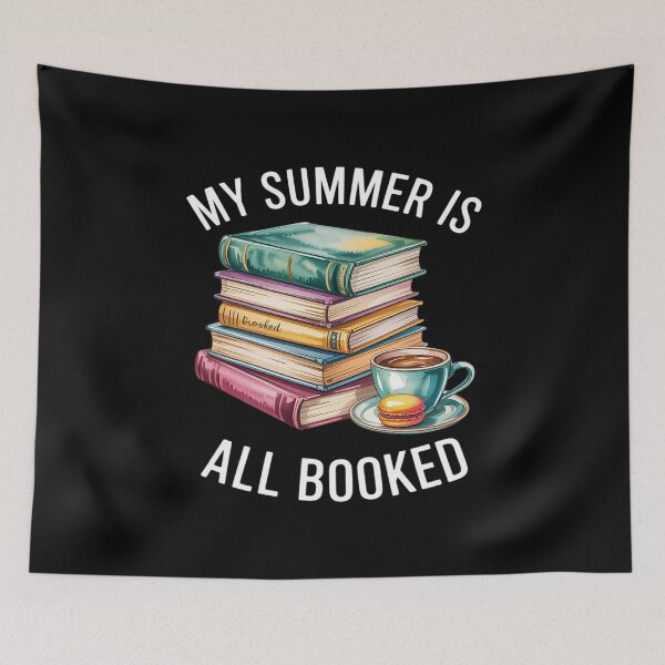 Item preview, My Summer Is All Booked Funny Summer Reading Book Lover designed and sold by August4Laughs25.