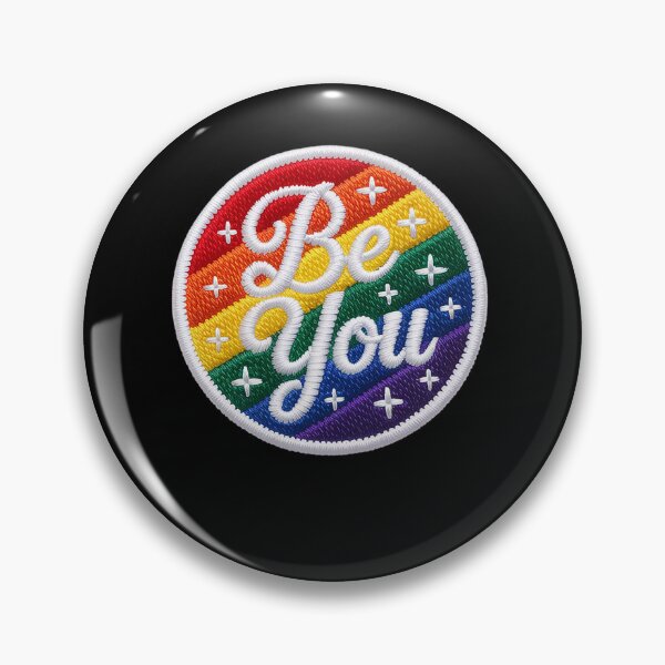 Item preview, Embroidered Be You Rainbow T-Shirt, LGBT Shirt, Pride designed and sold by HaileyRobel.